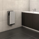 Mitsubishi Wave i01 Jet Towel Slim Heated Hand Dryer Black