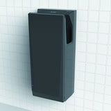 Mitsubishi Wave i01 Jet Towel Slim Heated Hand Dryer Black