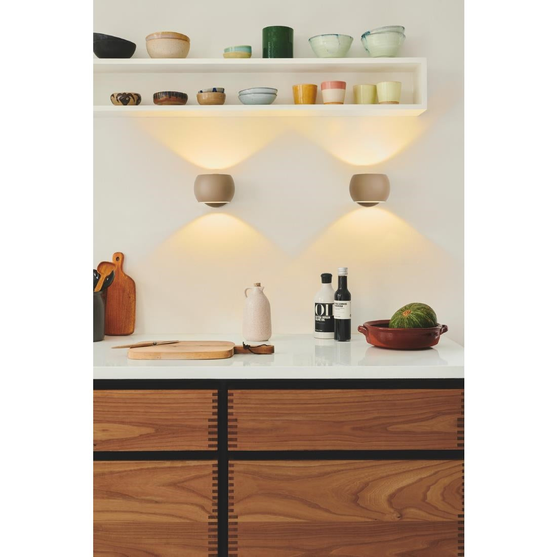 Nordlux Belir Indoor Wall Light Brown