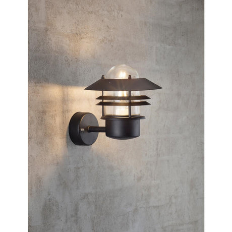 Nordlux Blokhus Up Outdoor Wall Light Black