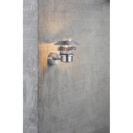 Nordlux Blokhus Up Outdoor Wall Light Galvanised