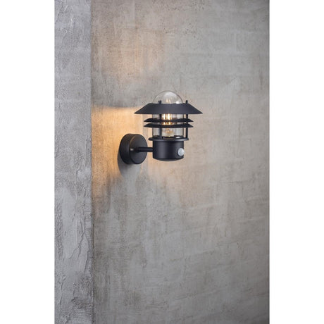 Nordlux Blokhus Up Sensor Outdoor Wall Light Black