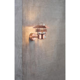 Nordlux Blokhus Up Sensor Outdoor Wall Light Copper