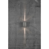Nordlux Canto 2 Outdoor Wall Light Grey