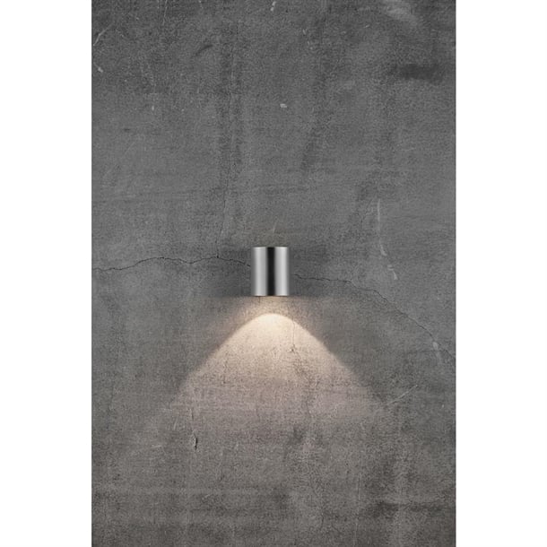 Nordlux Canto 2 Outdoor Wall Light Stainless Steel