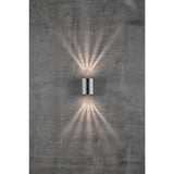 Nordlux Canto 2 Outdoor Wall Light Stainless Steel