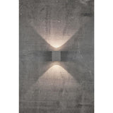 Nordlux Canto Kubi 2 Outdoor Wall Light Grey