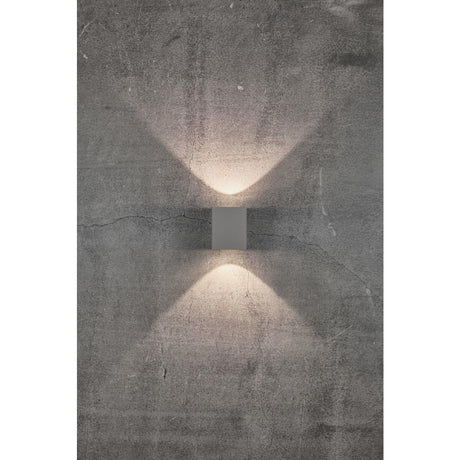 Nordlux Canto Kubi 2 Outdoor Wall Light Grey
