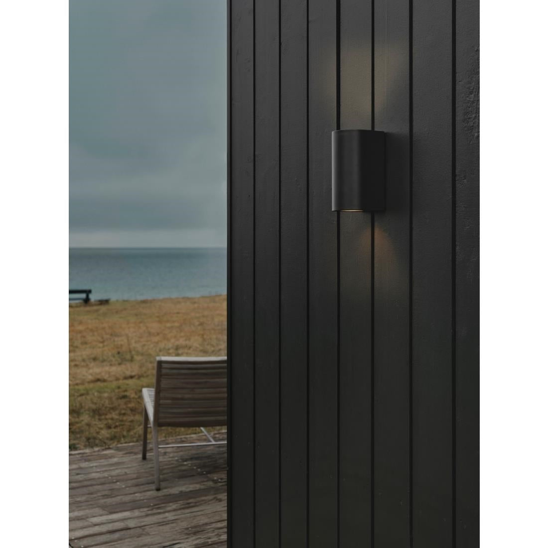 Nordlux Canto Maxi 2 Outdoor Wall Light Seaside Black