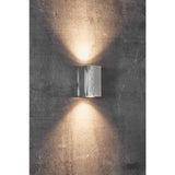 Nordlux Canto Maxi Kubi 2 Outdoor Wall Light Galvanised