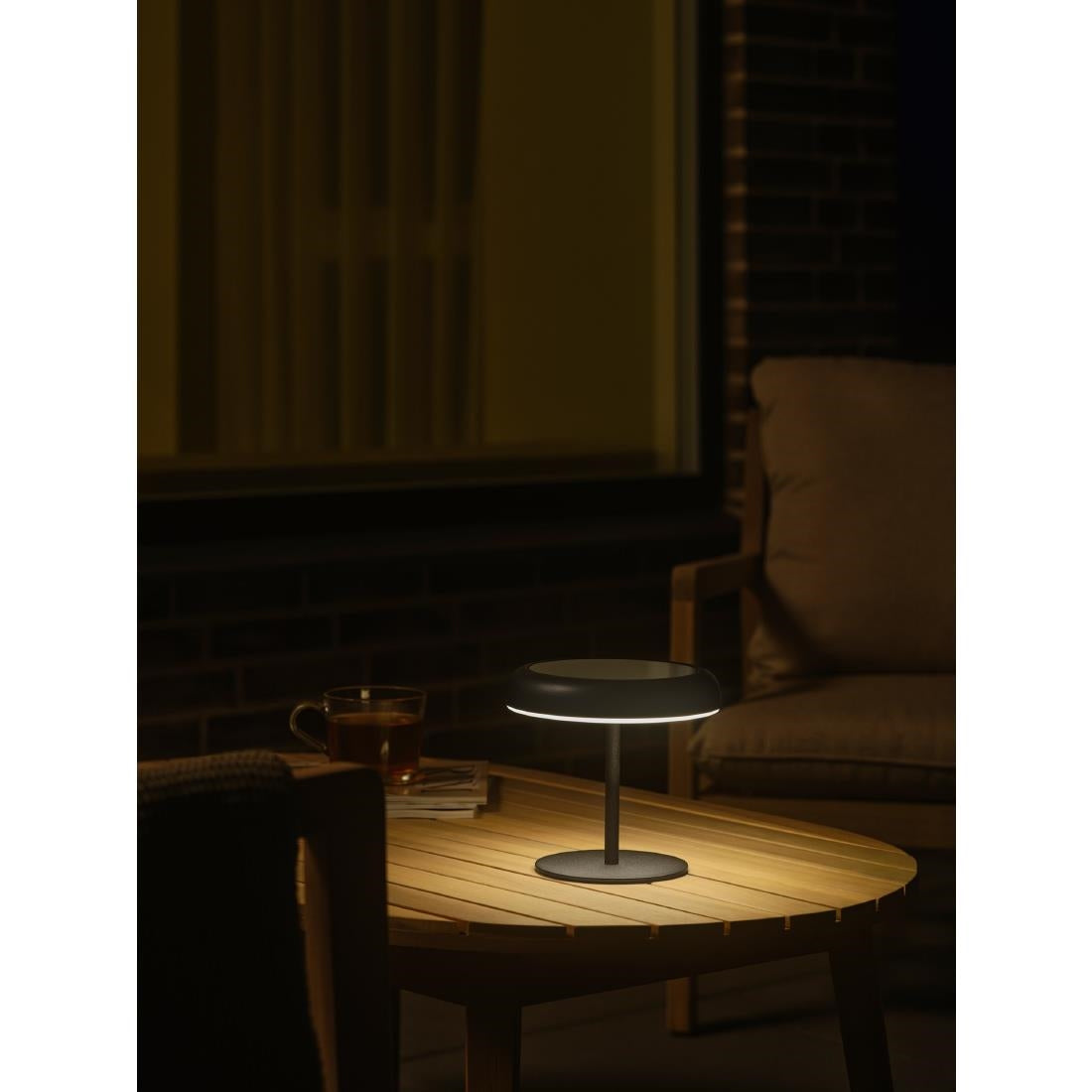 Nordlux Elmer Solar Outdoor Battery Light Black