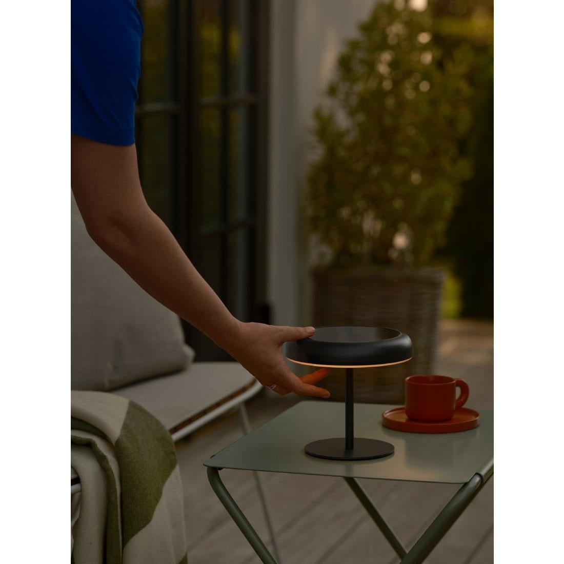 Nordlux Elmer Solar Outdoor Battery Light Black