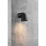 Nordlux Front Single Outdoor Wall Light Black