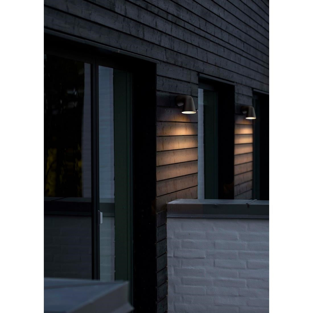 Nordlux Front Single Outdoor Wall Light Black