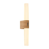 Nordlux Helva Double Basic Indoor Wall Light Wood Foil