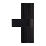 Nordlux Kyklop Ripple Outdoor Wall Light Black