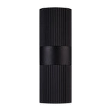 Nordlux Kyklop Ripple Outdoor Wall Light Black