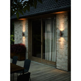 Nordlux Kyklop Ripple Outdoor Wall Light Rust