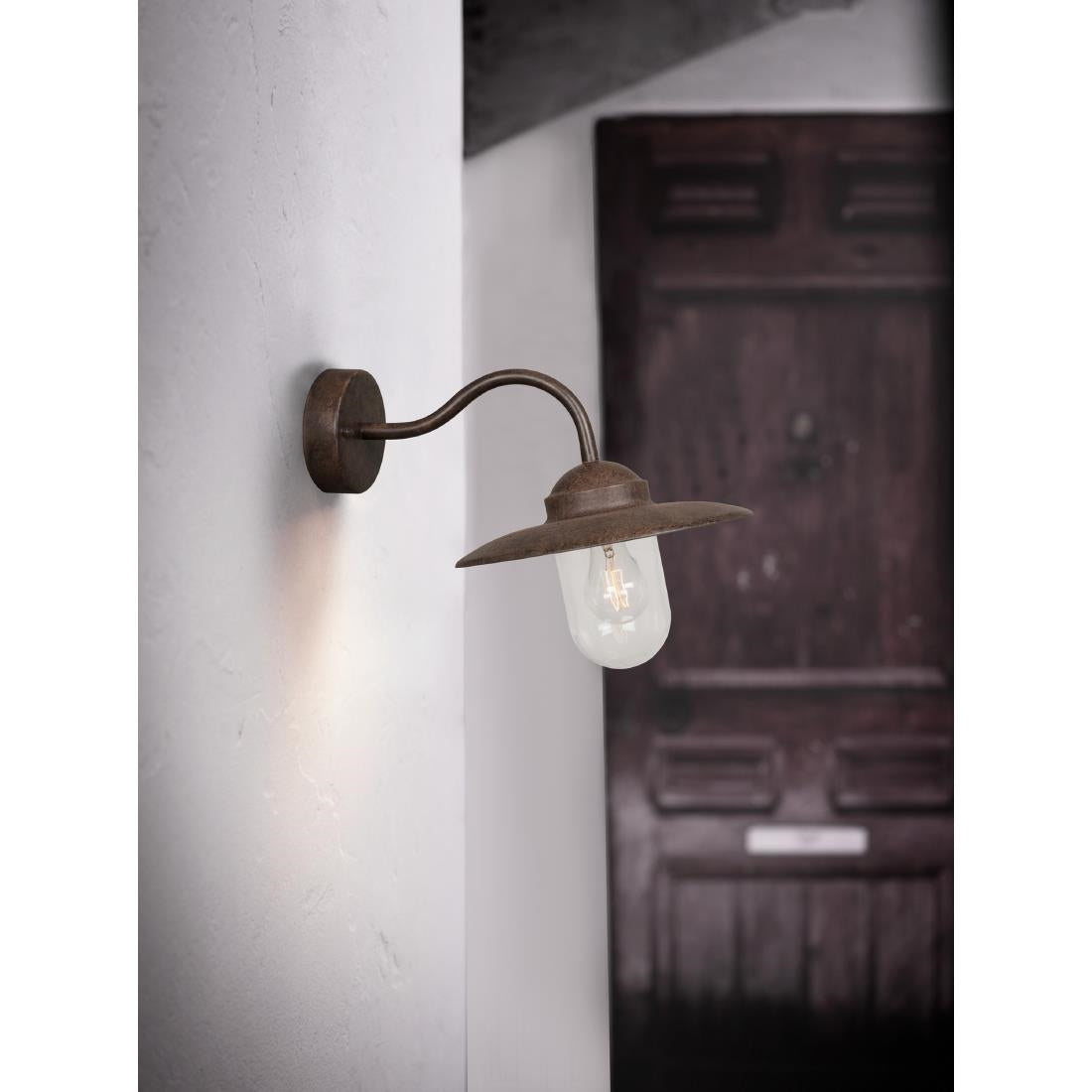 Nordlux Luxembourg Outdoor Wall Light Rust