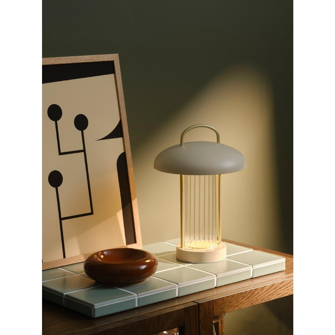 Nordlux Mirano Portable Indoor Table Lamp Beige