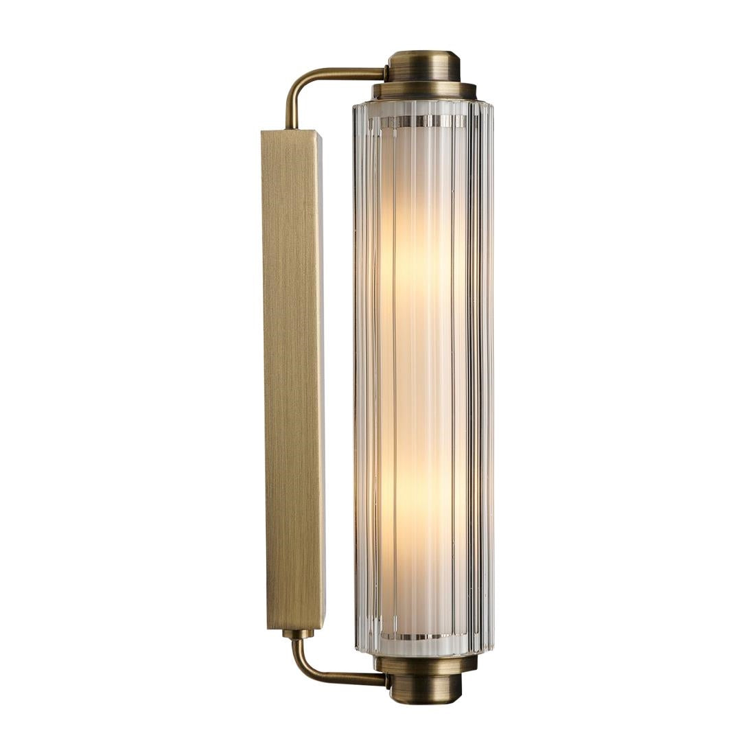 Nordlux Nimal Double Indoor Wall Light Brass