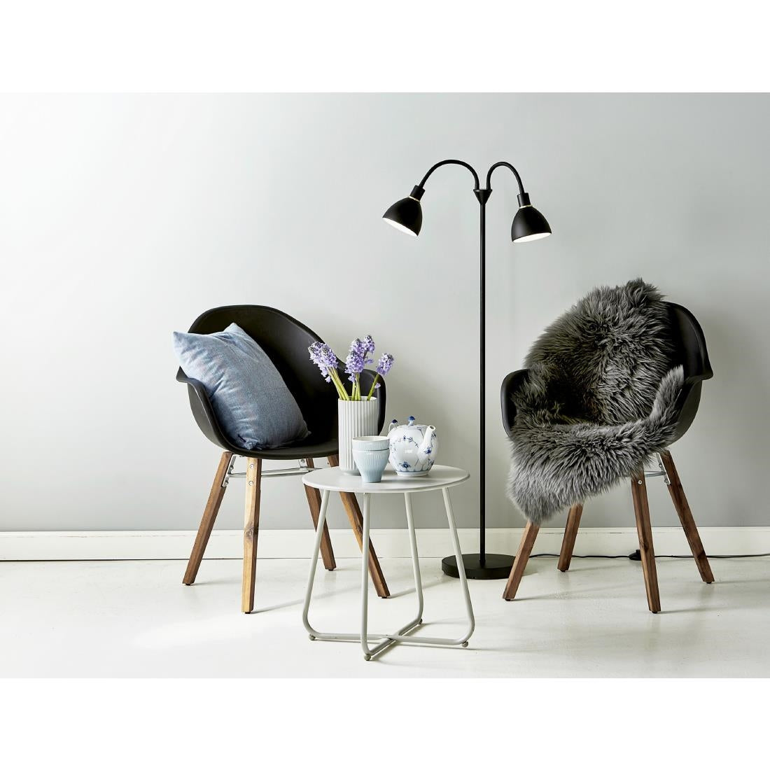 Nordlux Ray Double Floor Lamp Black
