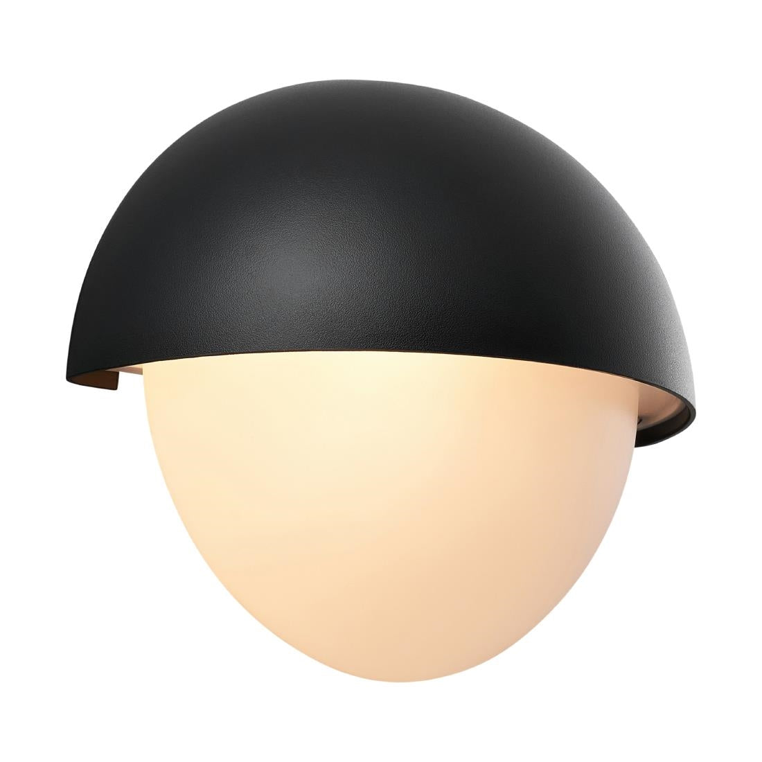 Nordlux Scorpius Maxi Round Outdoor Wall Light Black Plastic