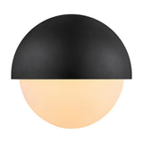 Nordlux Scorpius Round Outdoor Wall Light Black Plastic