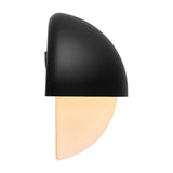 Nordlux Scorpius Round Outdoor Wall Light Black Plastic