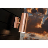 Nordlux Tin Double Outdoor Wall Light Copper