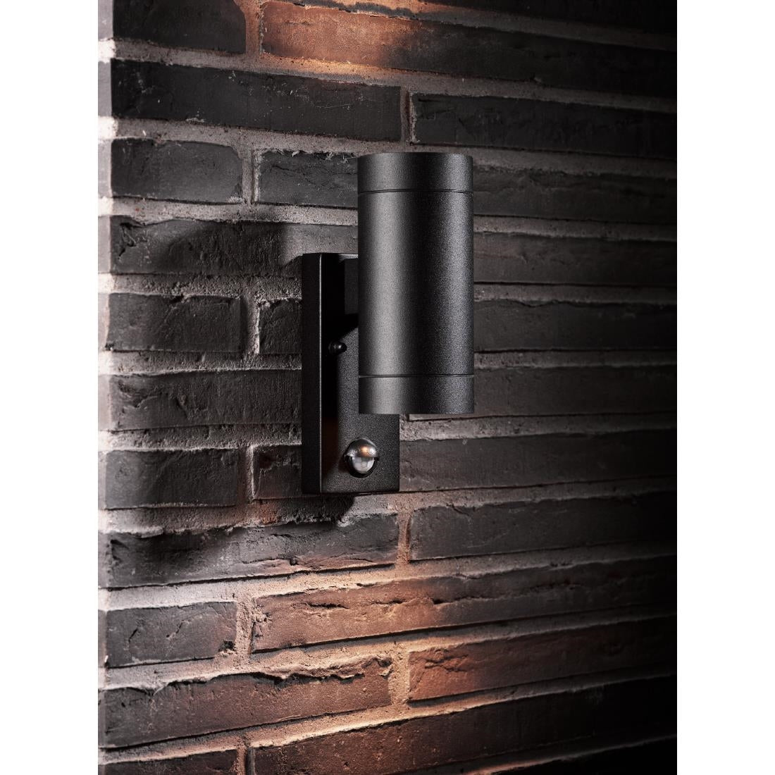 Nordlux Tin Maxi Double Sensor Outdoor Wall Light Black