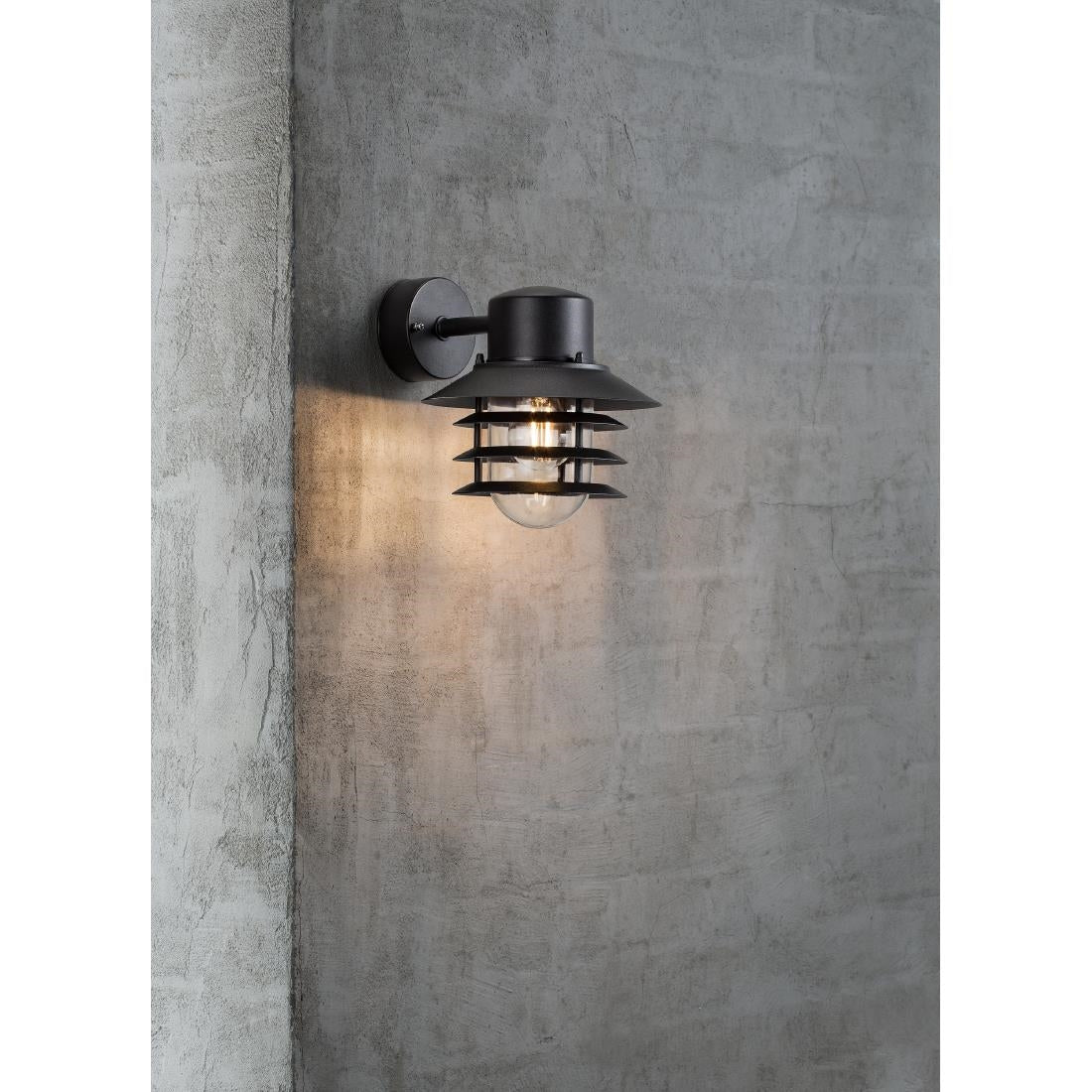 Nordlux Vejers Down Outdoor Wall Light Black