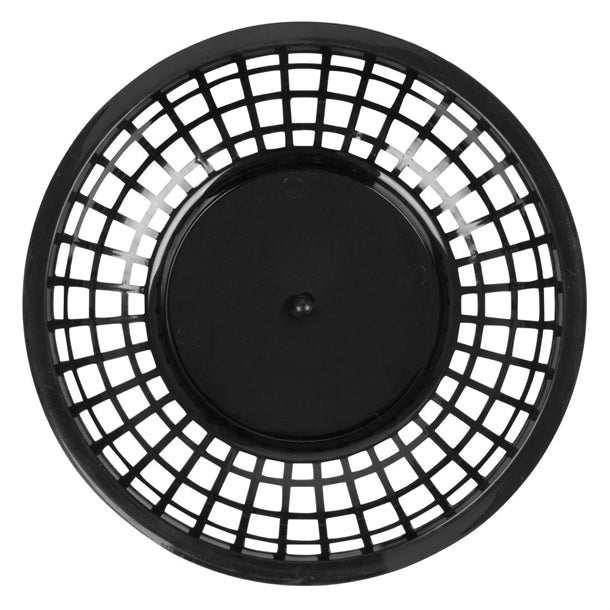 Olympia Kristallon PP Food Baskets Round Black 200x50mm (6 Pack)