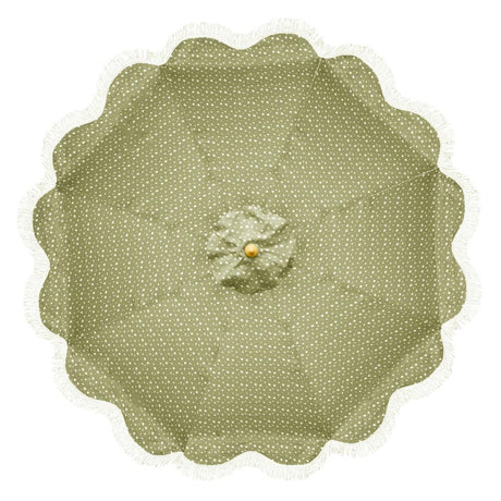 Bolero Sicily Round Parasol 2.5m Diameter Green Mix