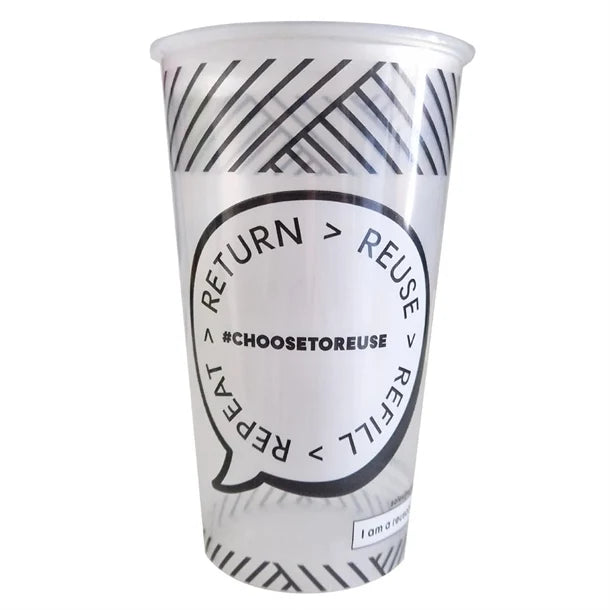 eGreen Event Cups PP Plain Design Pint to Brim UKCA CE 570ml (120 Pack)