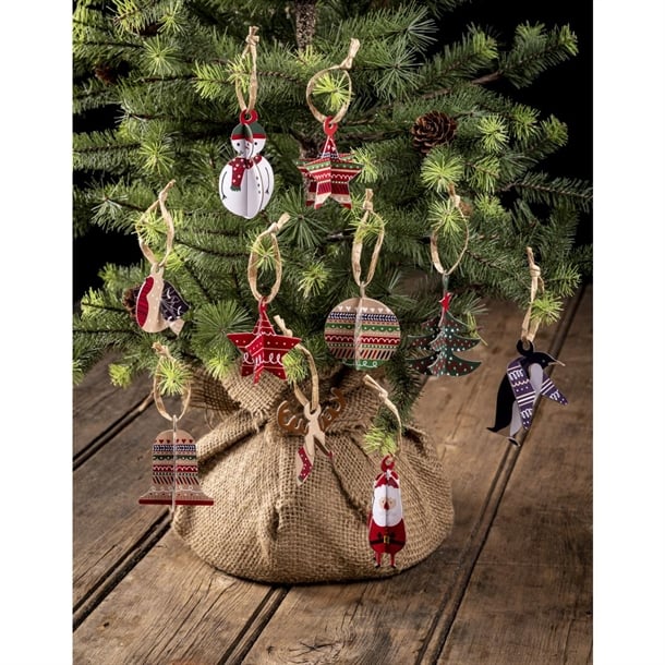 Swantex Kraft Holly Robin Christmas Crackers 12" (50 Pack)