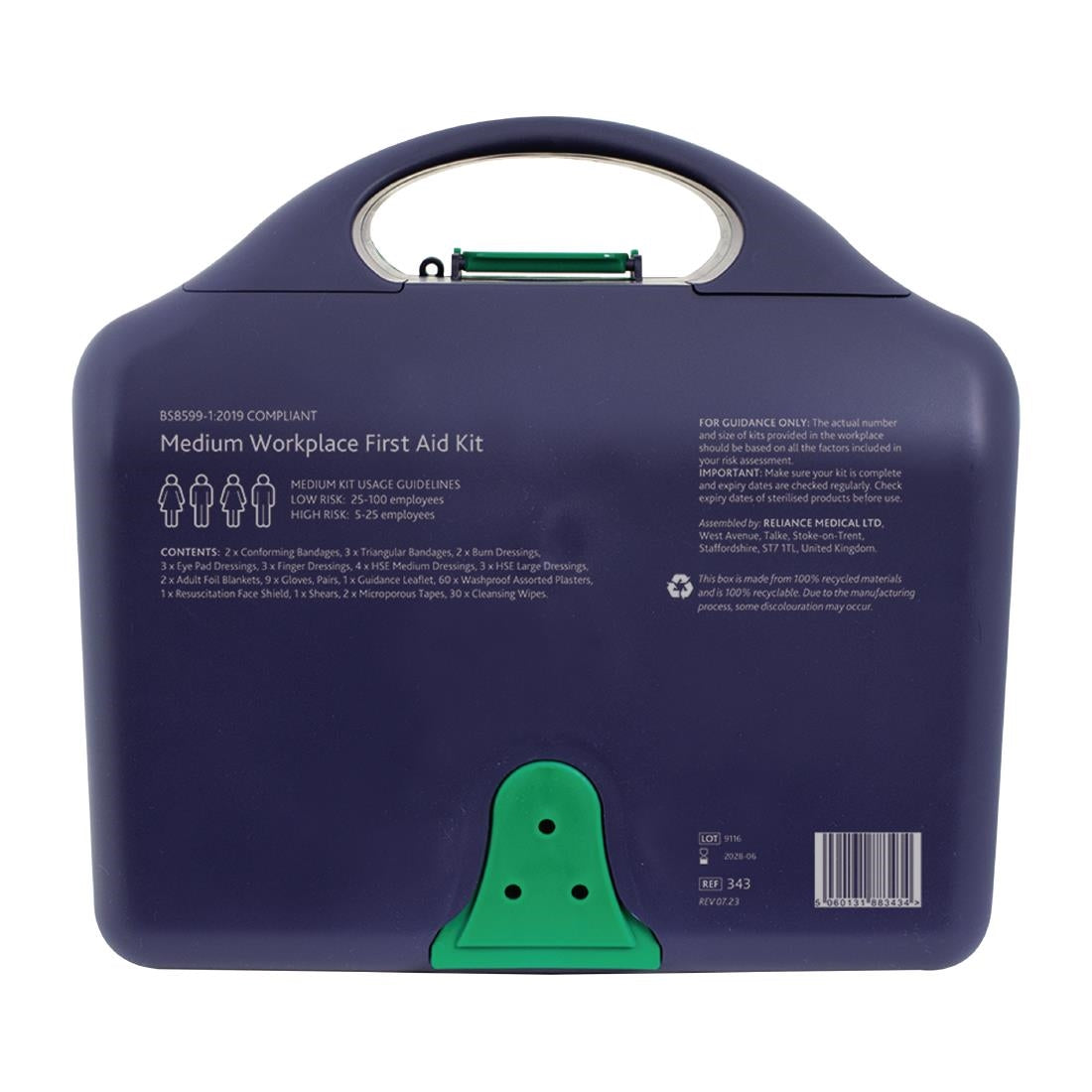Reliance Medical Workplace BS8599-1 First Aid Kit with Aura3 Box Medium