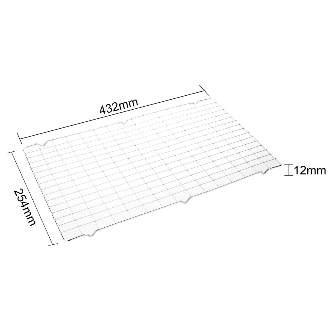 Nisbets Essentials Stainless Steel Cooling Rack 432x254mm (2 Pack)