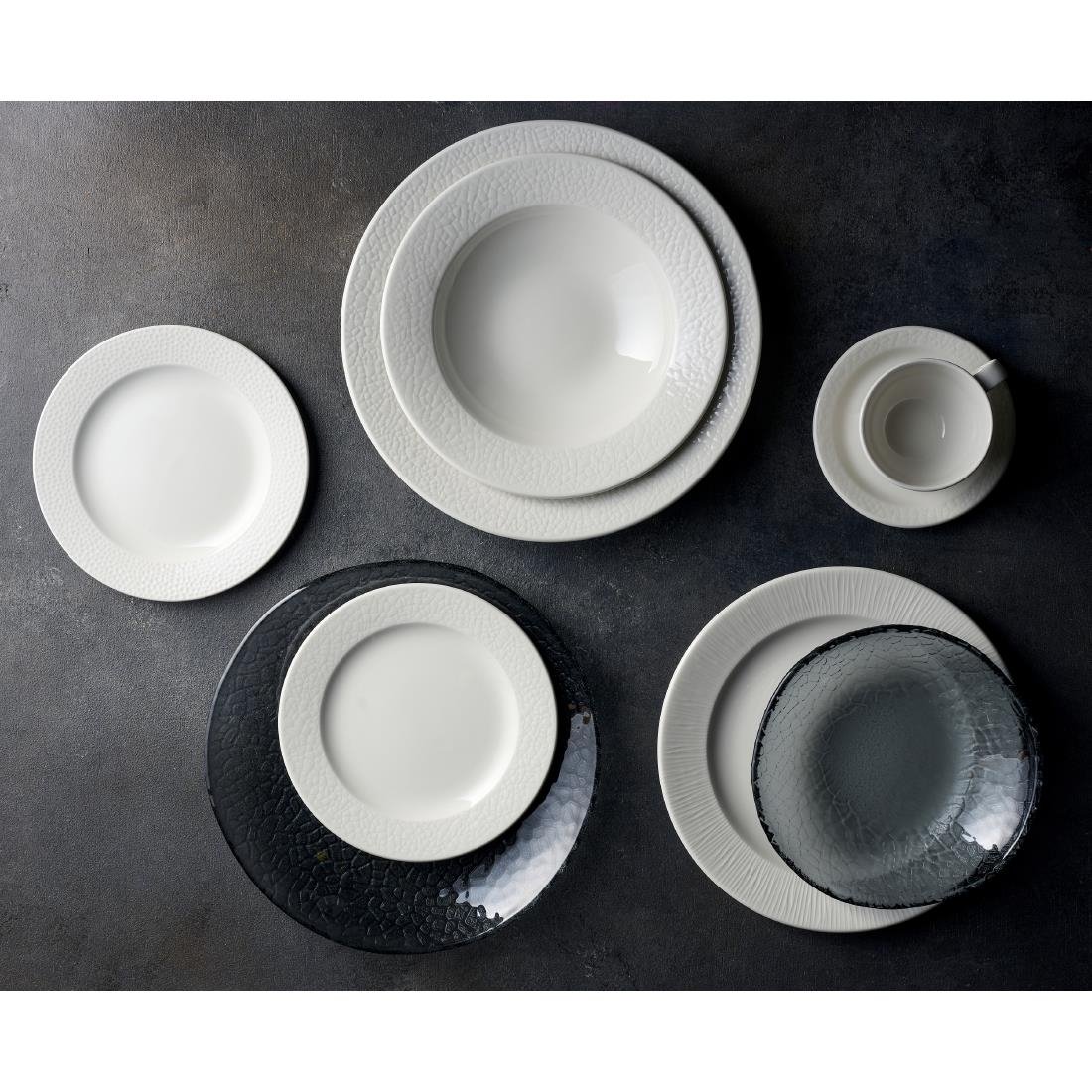 Churchill Viana Stacking Bowls White 280ml (6 Pack)