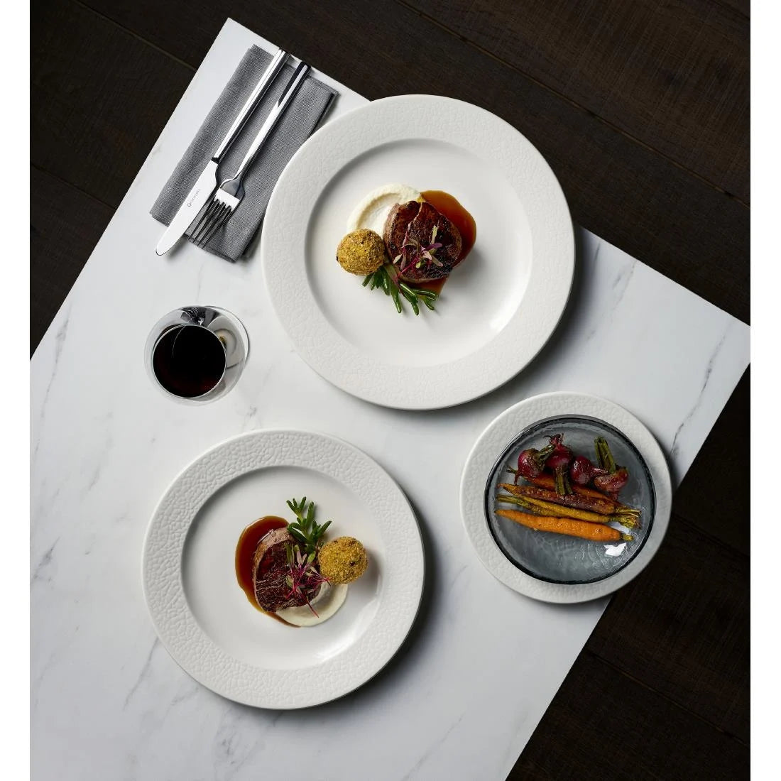 Churchill Viana Plates White 210mm (12 Pack)