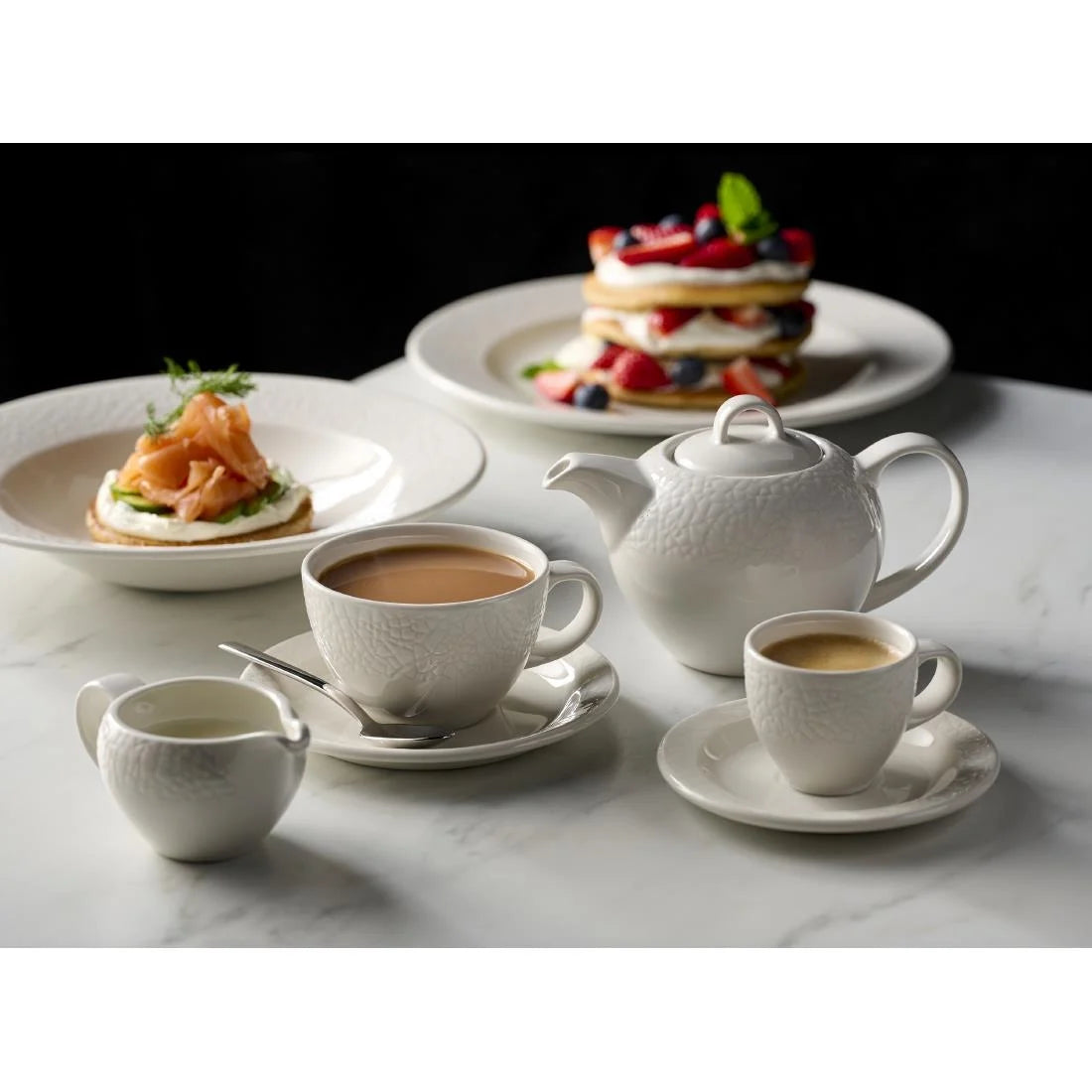 Churchill Viana Teacups White 220ml (12 Pack)