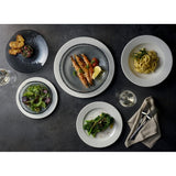 Churchill Viana Rimmed Bowls White 249ml (12 Pack)