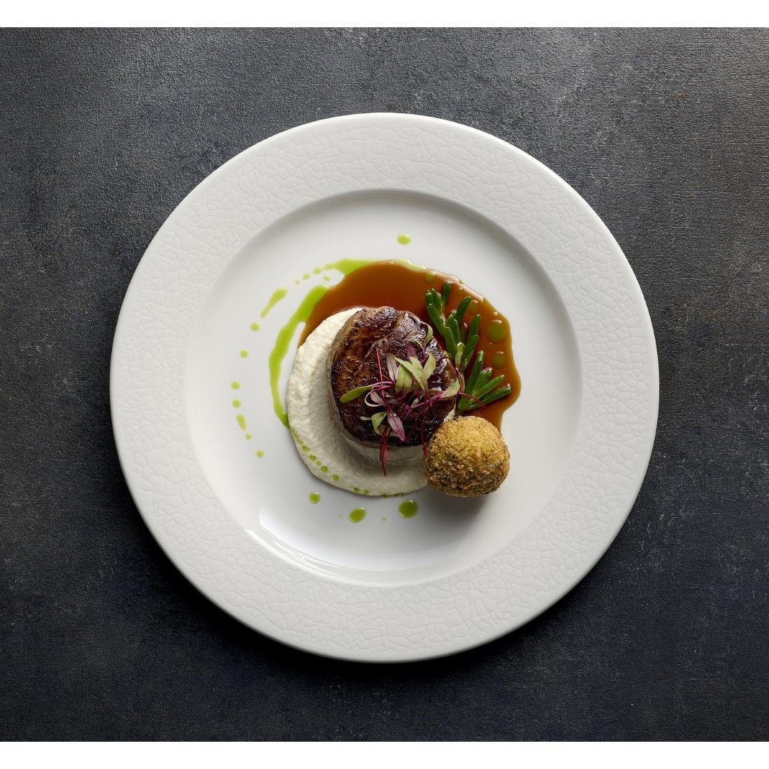 Churchill Viana Plates White 210mm (12 Pack)