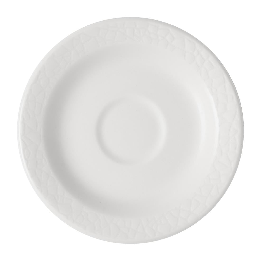 Churchill Viana Saucers White 128mm (12 Pack)