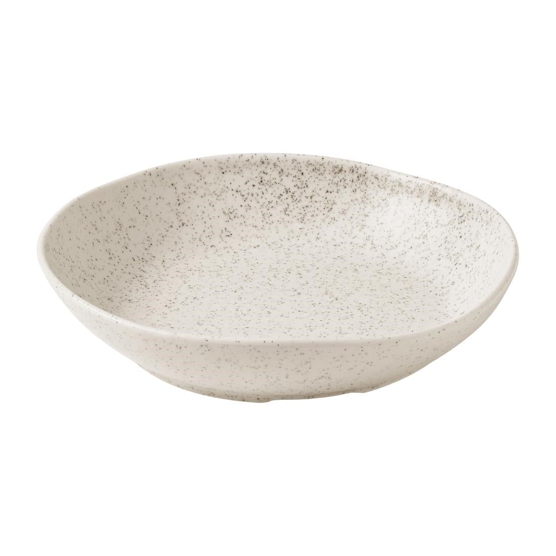 Churchill Stonecast Natural Organic Deep Bowls Barley White 215mm (6 Pack)