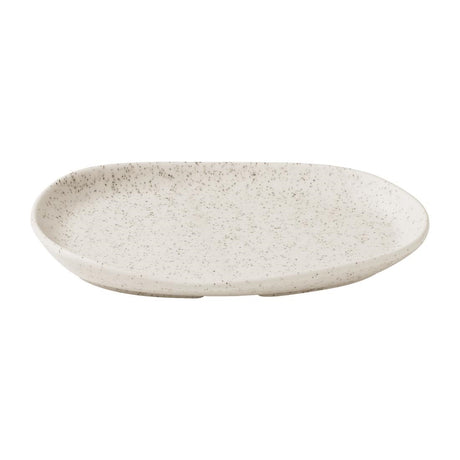 Churchill Stonecast Natural Organic Platters Barley White 260x200mm (6 Pack)