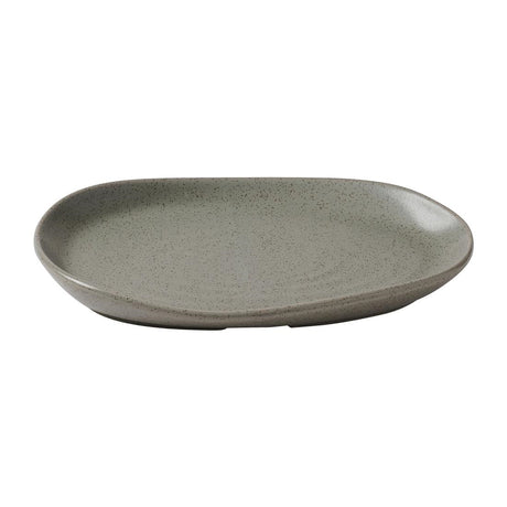 Churchill Stonecast Natural Organic Platters Peppercorn Grey 260x200mm (6 Pack)