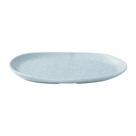 Churchill Stonecast Natural Organic Platters Duck Egg Blue 260x150mm (6 Pack)