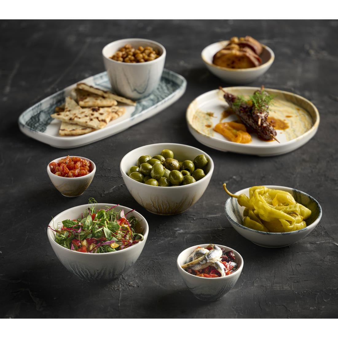 Churchill Tide Shallow Bowls Gold 116mm (12 Pack)