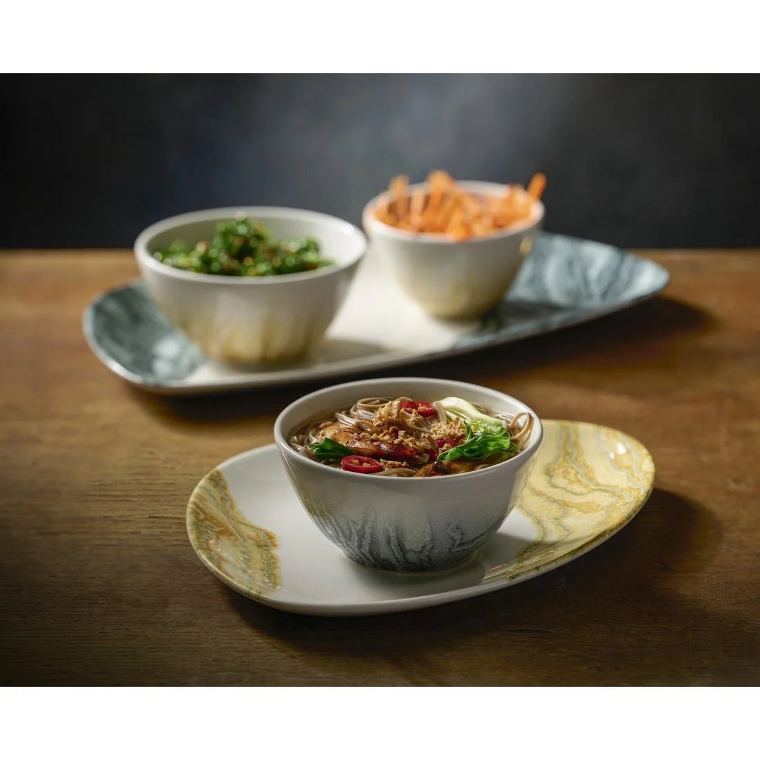 Churchill Tide Snack Bowls Black 130mm (12 Pack)